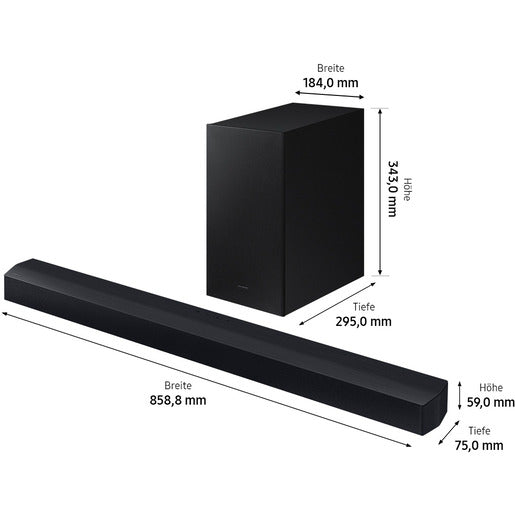Samsung Soundbar 2.1 Kanal HW-C450/EN DTS Virtual:X 300W Samsung Soundbar 2.1 Kanal HW-C450/EN DTS Virtual:X 300W